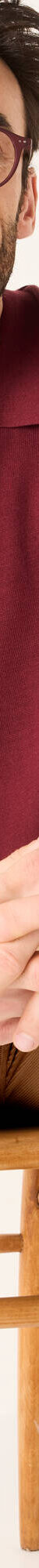 Pull fin col polo zippé broderie poitrine (bordeaux) Pull fin col polo zippé broderie poitrine (bordeaux)